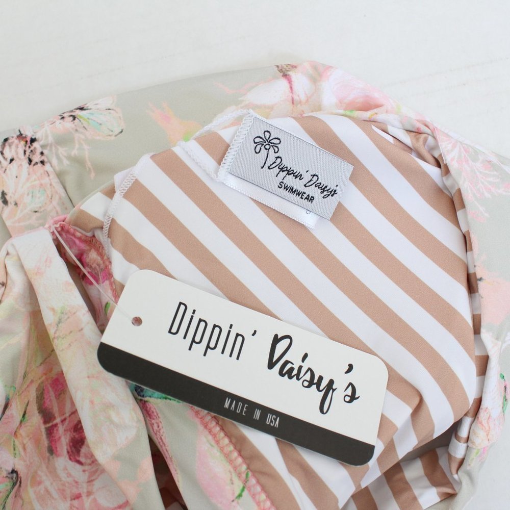 Dippin Daisys Ultra High Waist English Garden Bikini Bottom - Picture 4 of 4